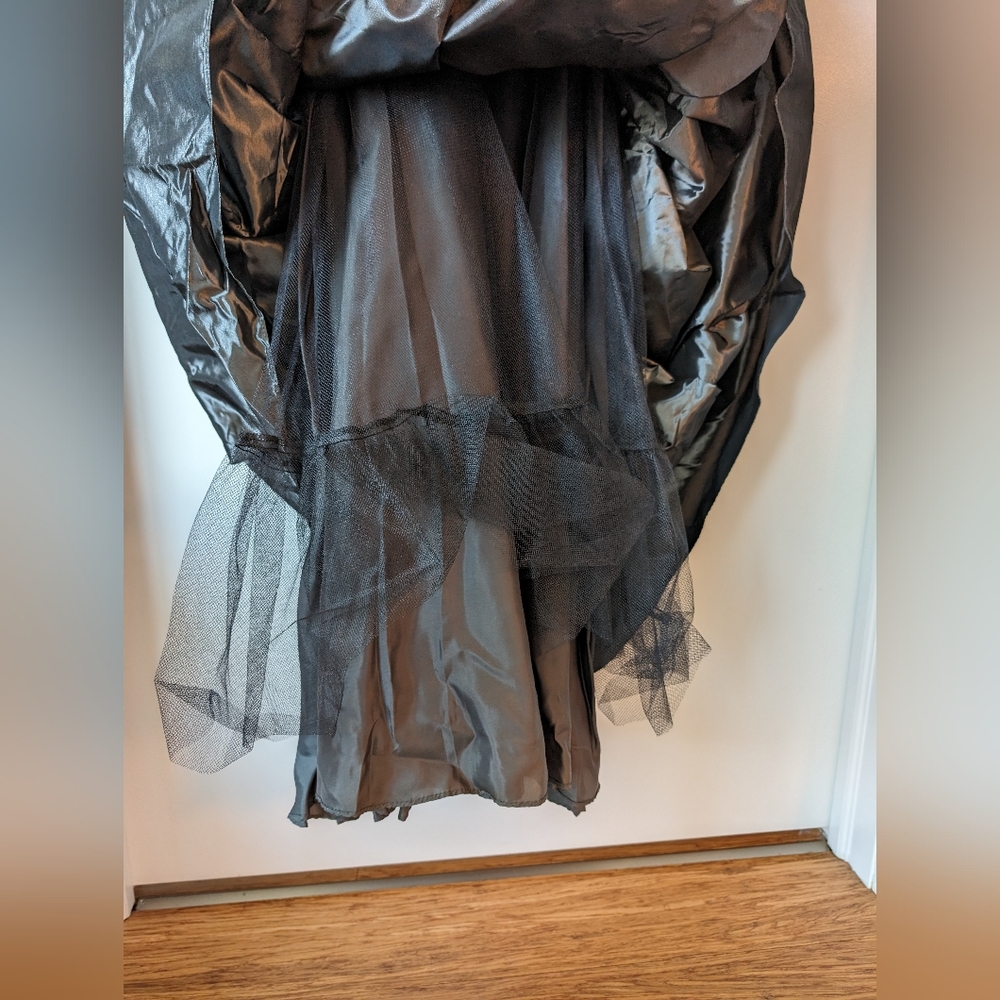 NWT Vintage JS Collections Silver Gray Gown Sequins - Picture 8 of 16